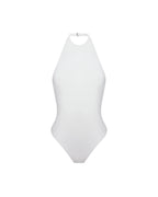 White Open-back Bodysuit