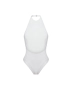 White Open-back Bodysuit