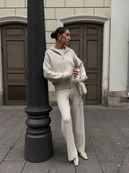 Knitted suit with COZY wool