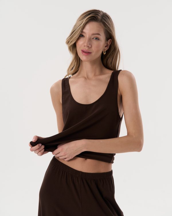 Loose Tank (Chocolate)