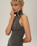 Sleeveless Top (Grey)