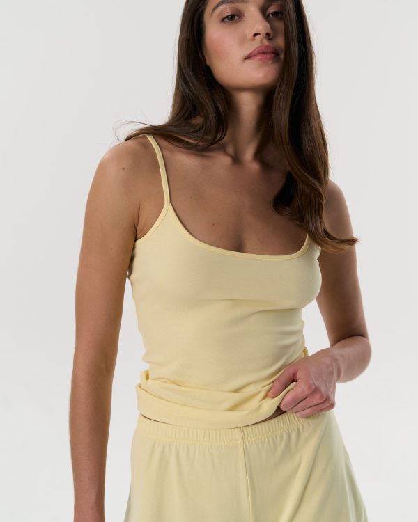 Thin-Strap Tank (Lemon)
