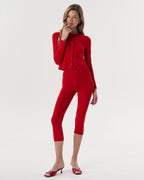 Capri Trousers (Red)