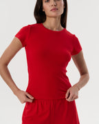 Fitted T-Shirt (Red)