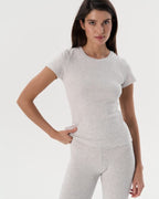 Fitted T-Shirt (Heather Grey)