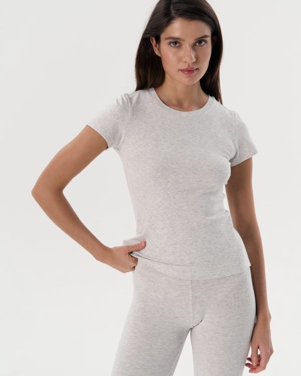 Fitted T-Shirt (Heather Grey)