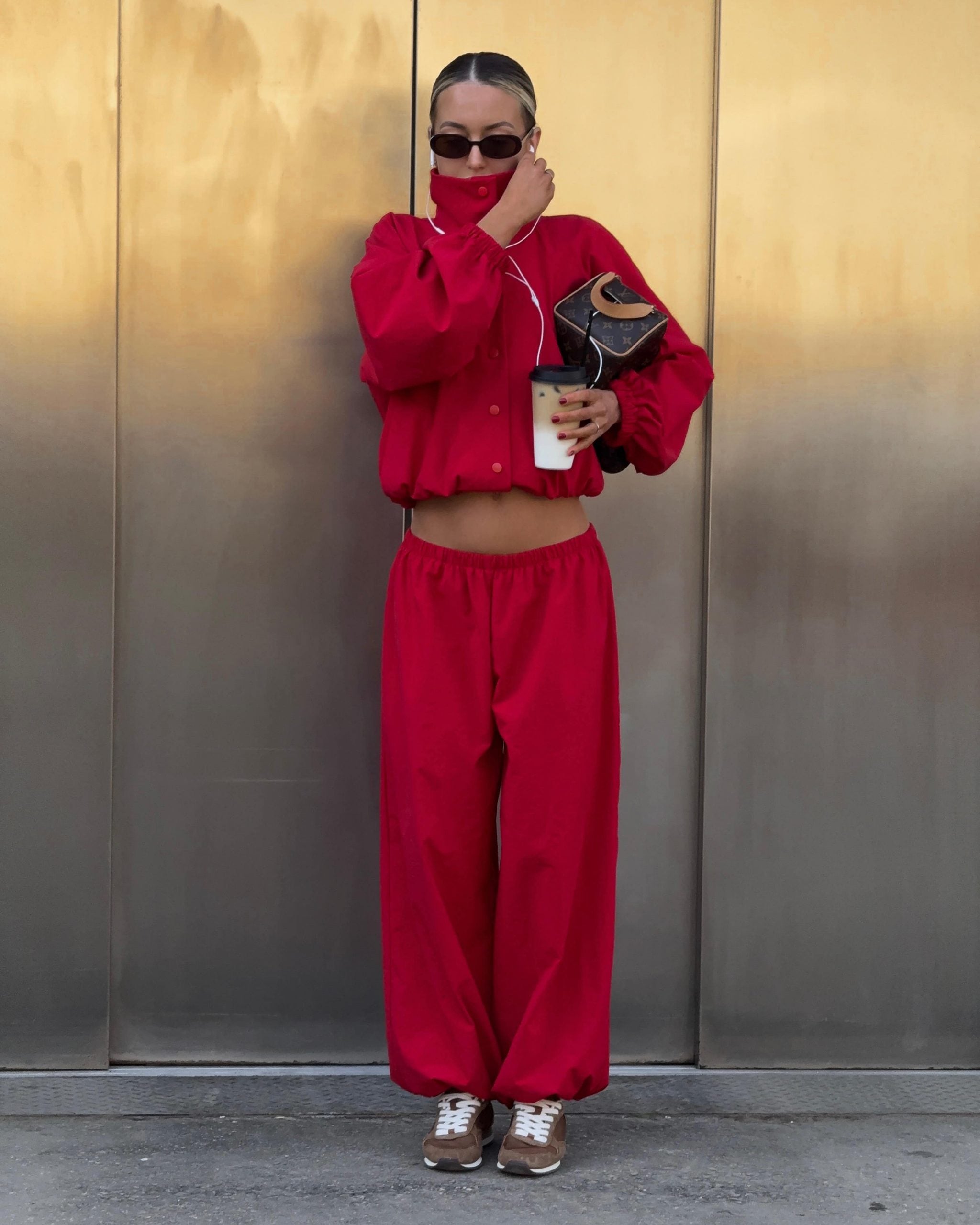 Windbreaker with a peplum “Nicole"