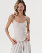 Thin-Strap Tank (Heather Grey)
