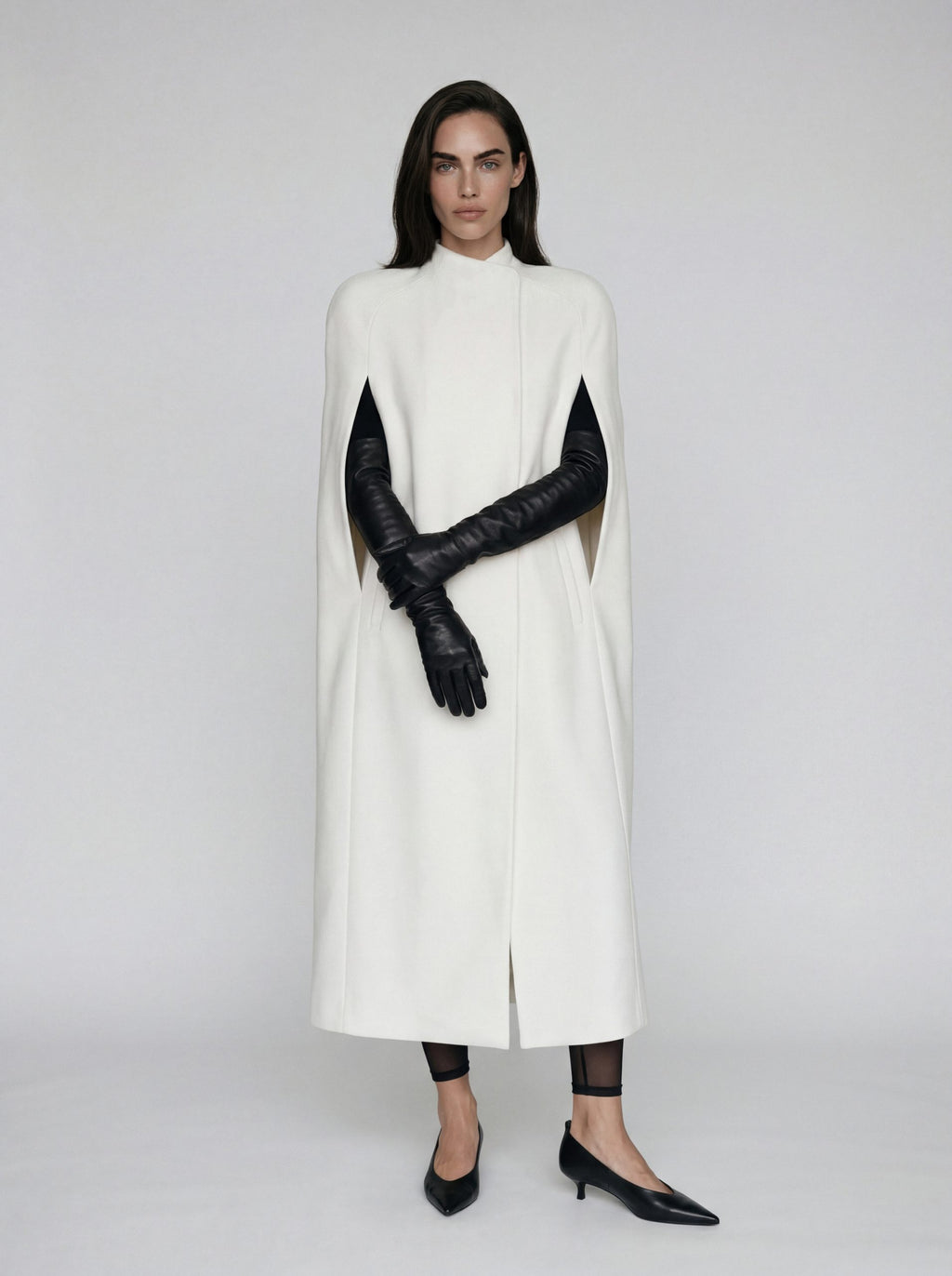 Cape coat “Grace”, Milk