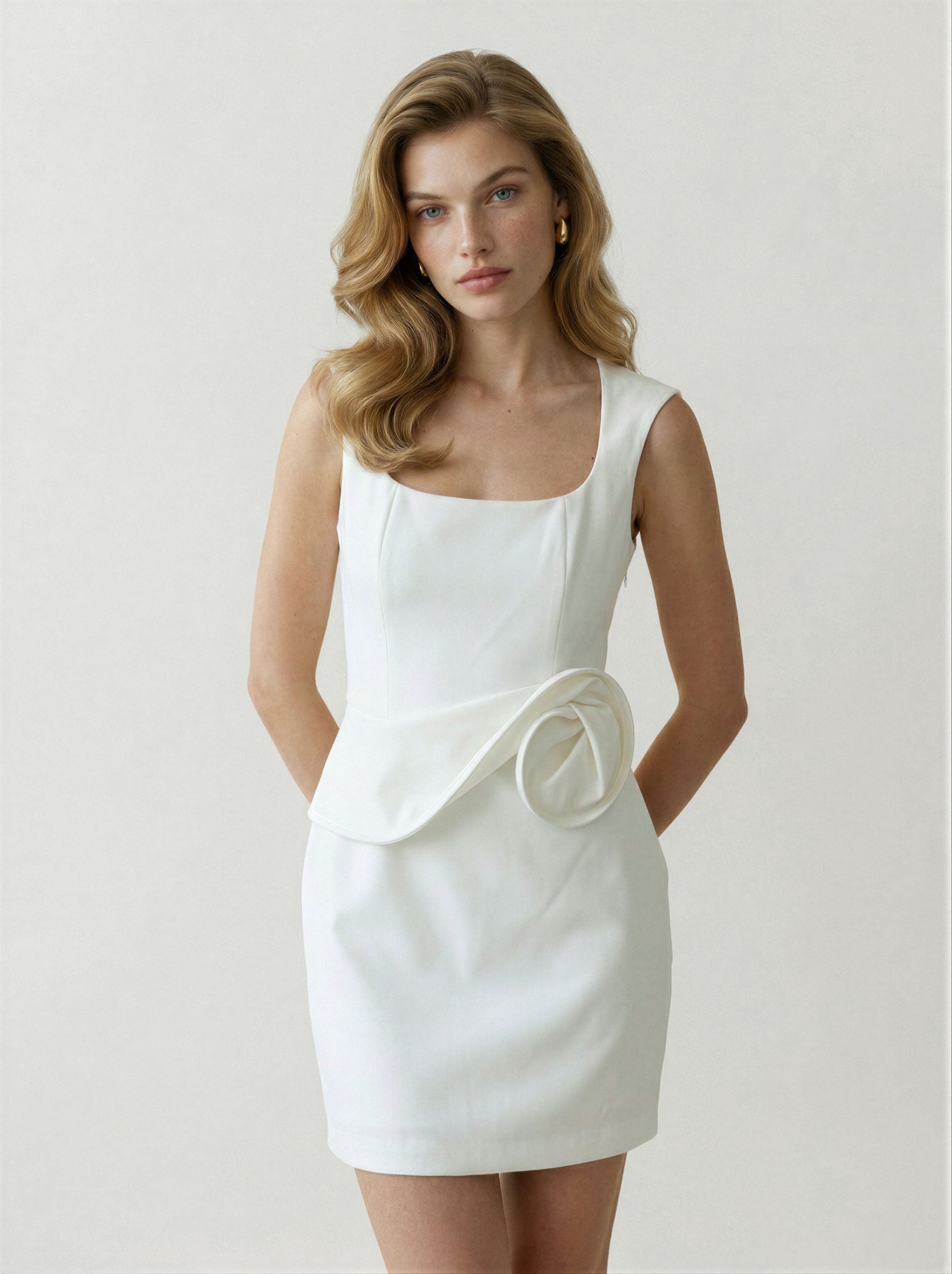 Evening dress “Rosemary", Milky