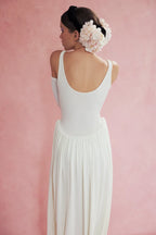 White Puff Dress