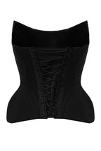 Black Corset with Side Panels
