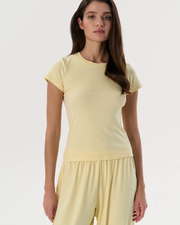Fitted T-Shirt (Lemon)