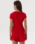 Fitted T-Shirt (Red)