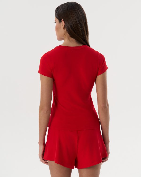 Fitted T-Shirt (Red)