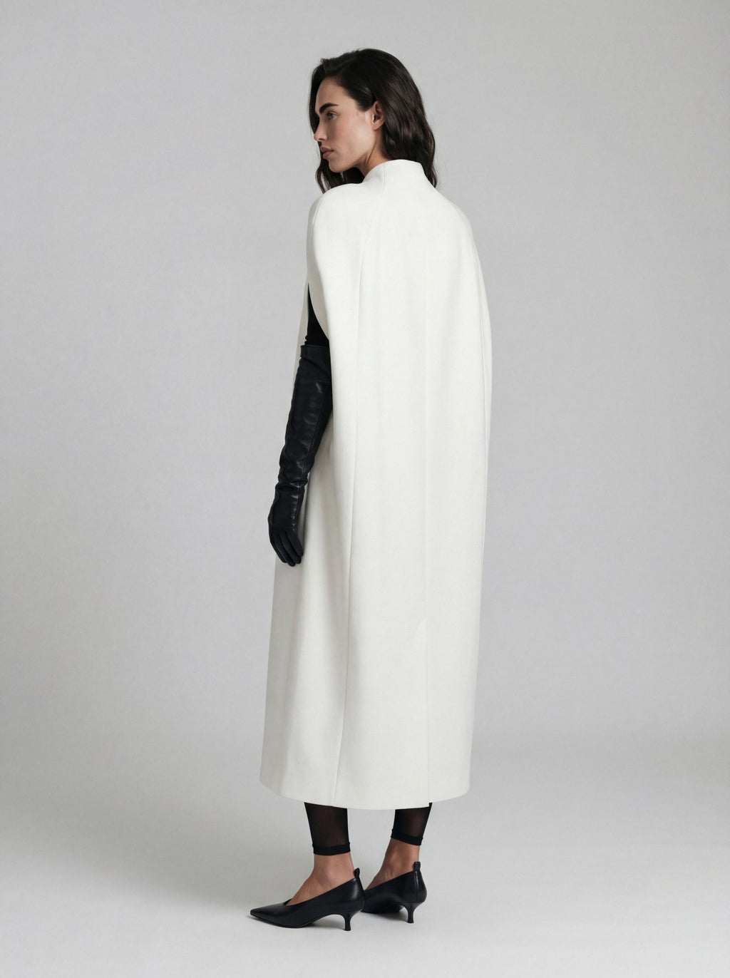 Cape coat “Grace”, Milk