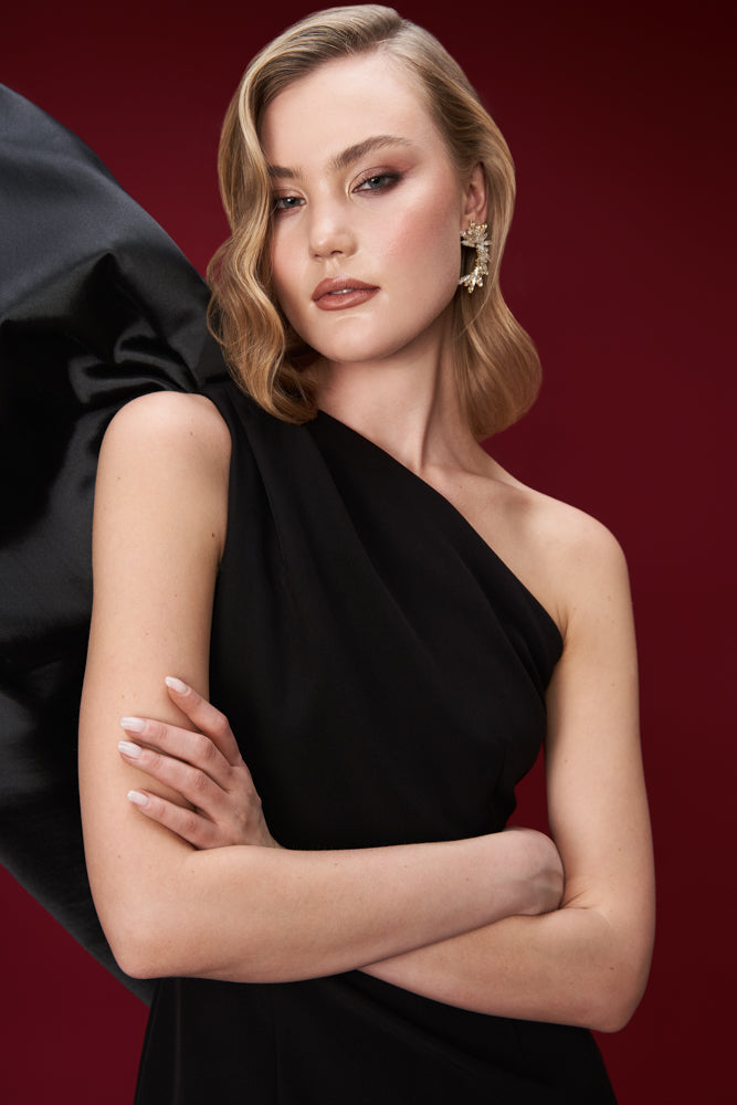 Tatuna black mini dress.