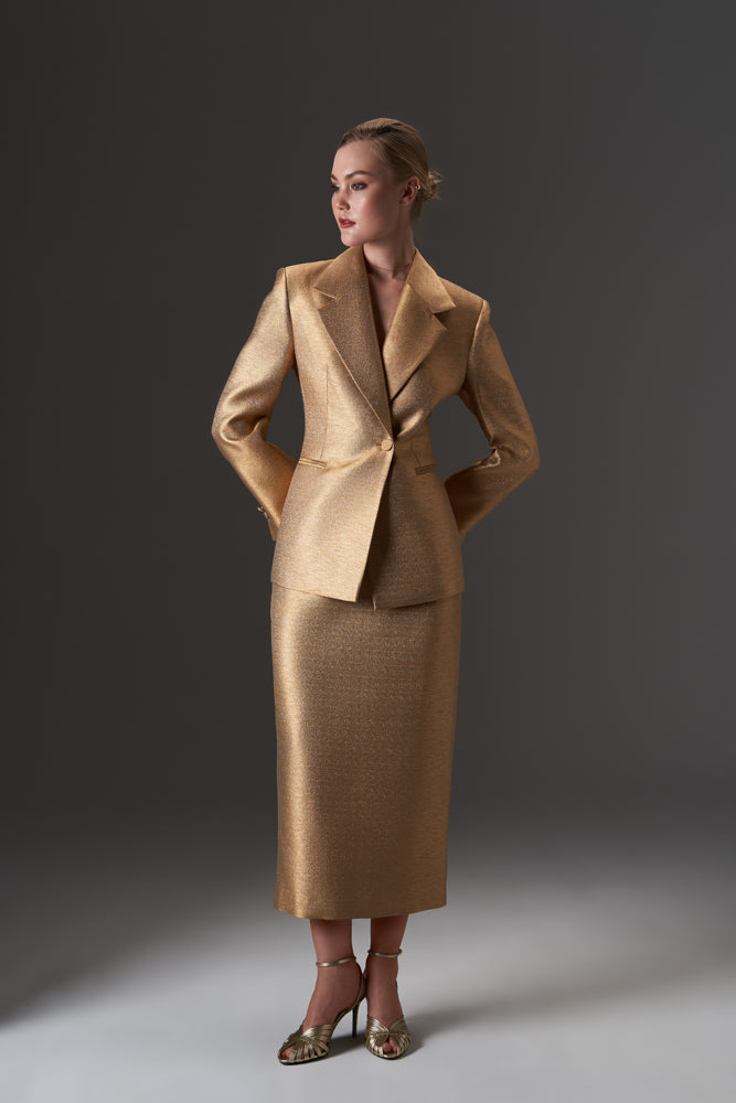 Refined Goldy Midi Skirt