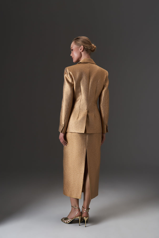 Refined Goldy Midi Skirt