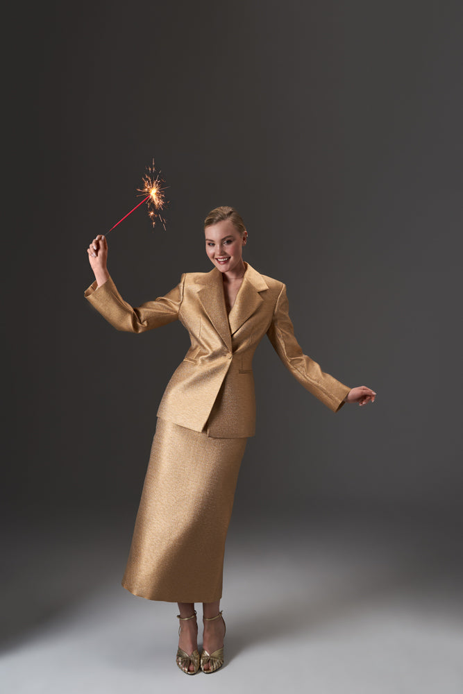 Shimmering Goldy Jacket