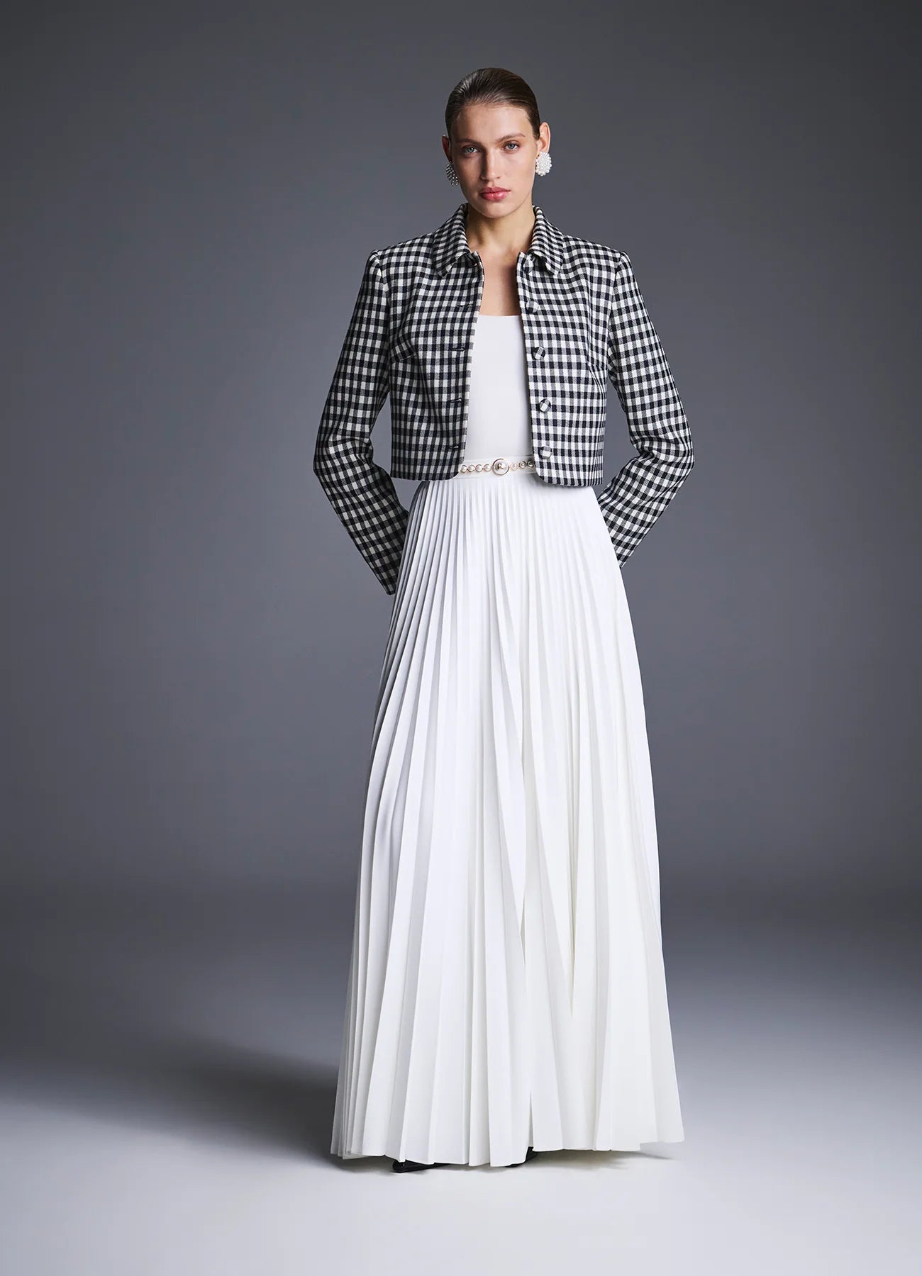 Pleated maxi Skirt