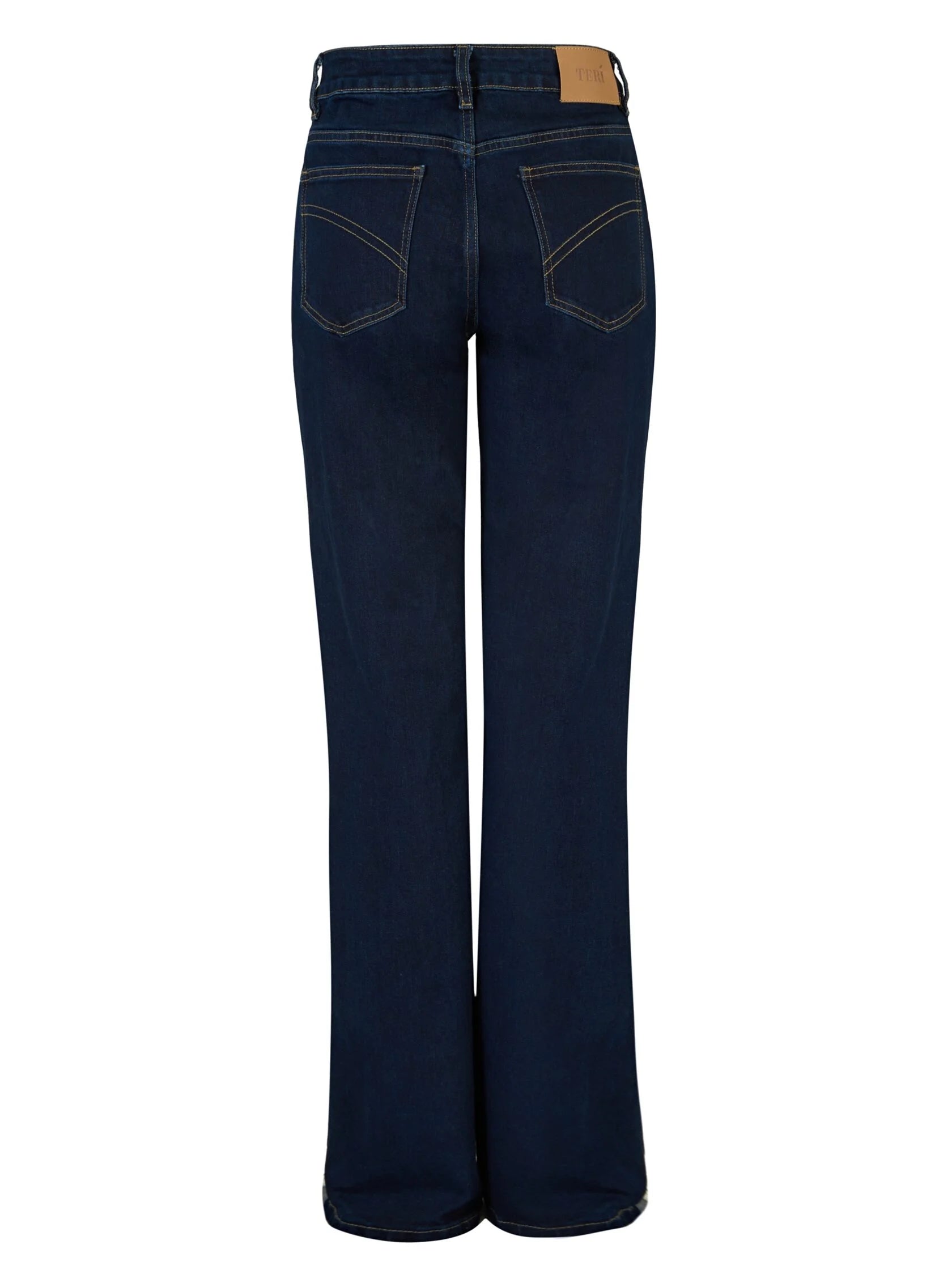 FLARE JEANS NAVY BLUE