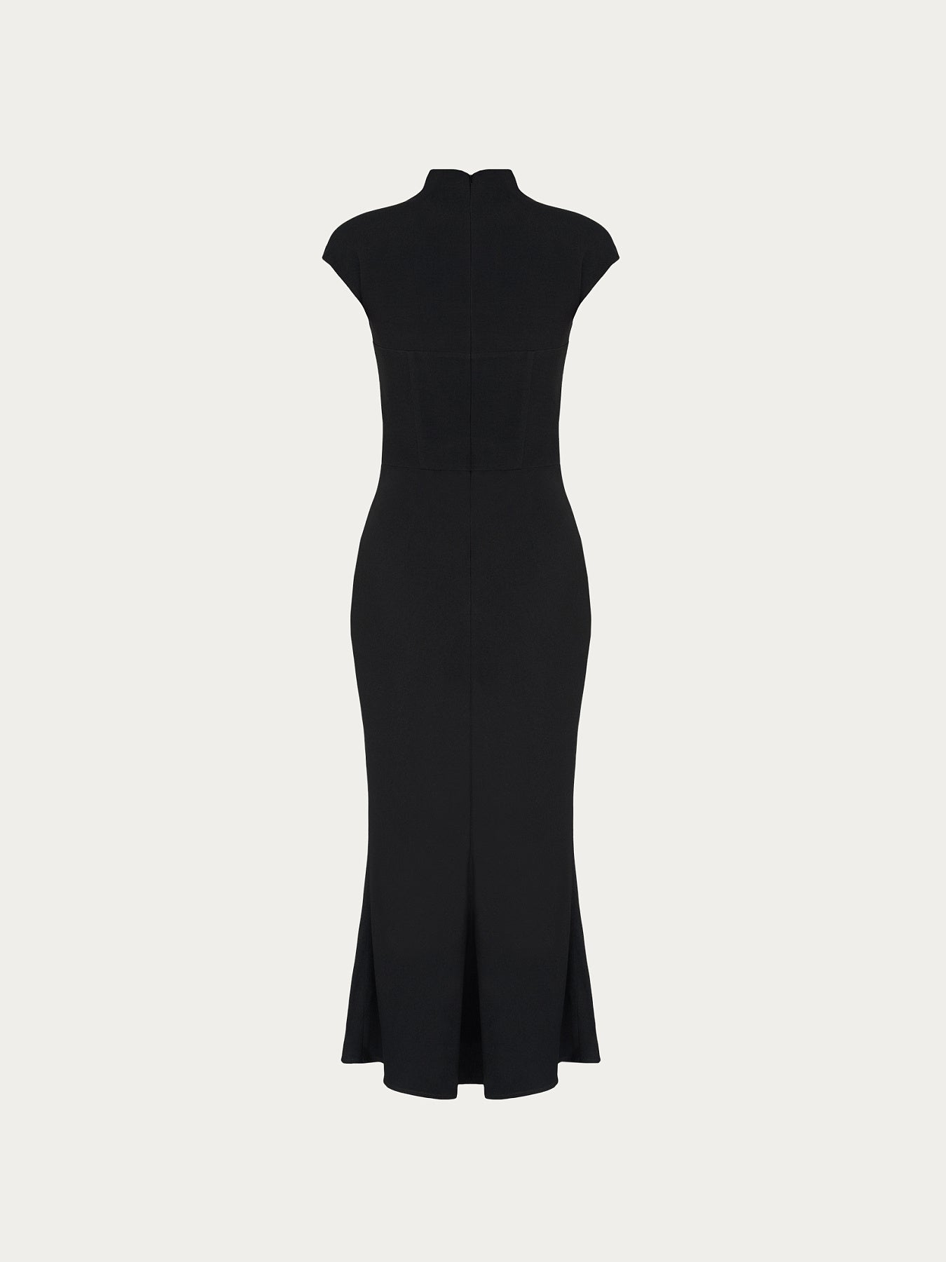 Dress with handmade embroidery Noir