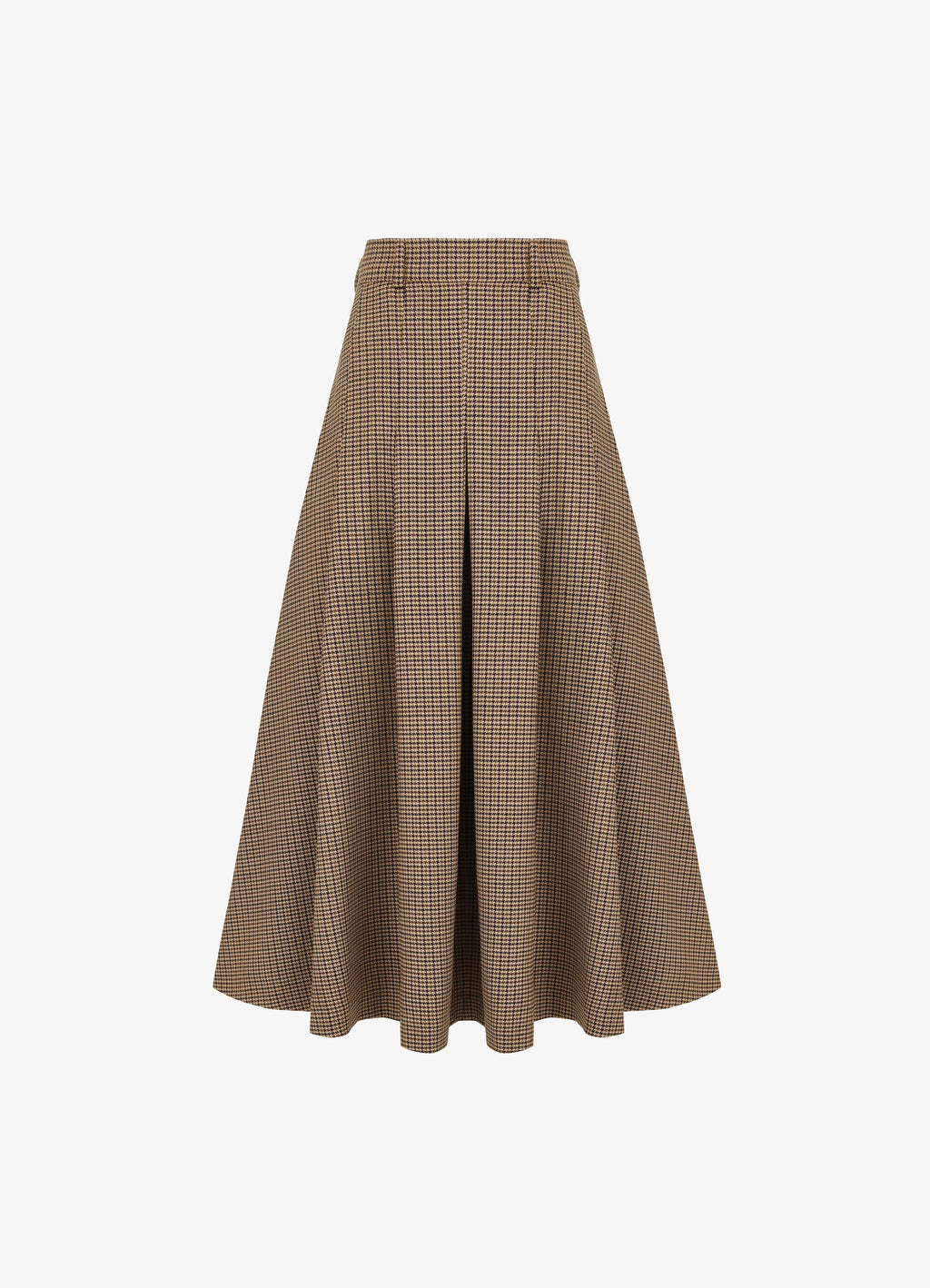 Skirt with wool pleats