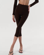 Capri Trousers (Chocolate)
