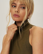 Sleeveless Top (Olive)