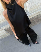 Lia Silk Halter Top