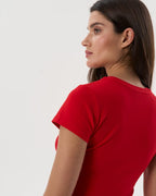 Fitted T-Shirt (Red)