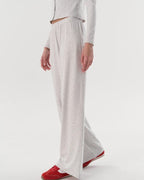 Straight-Leg Trousers (Heather Grey)