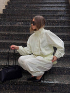 Windbreaker with a peplum “Nicole"
