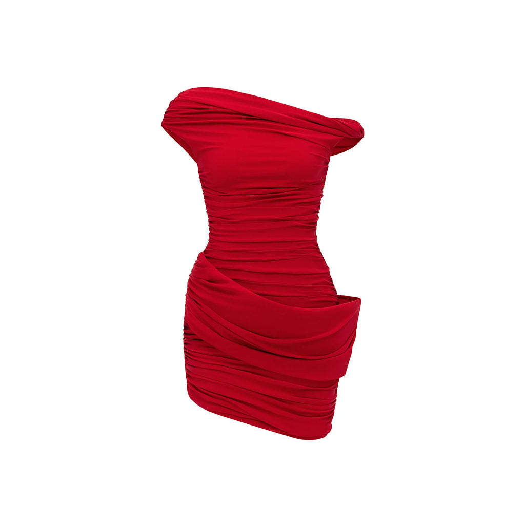 Magda crimson dress