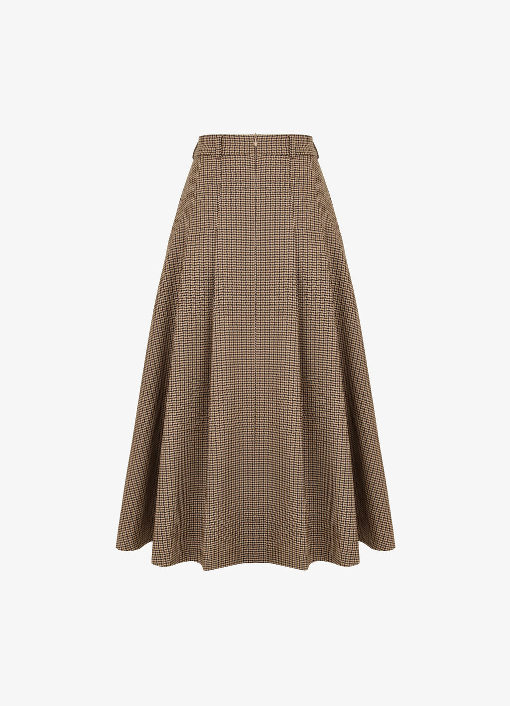 Skirt with wool pleats