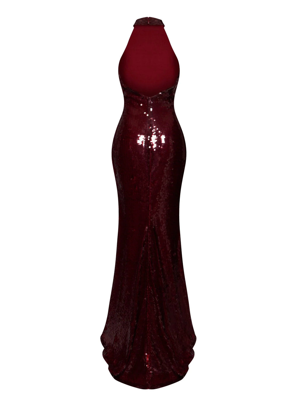 Serena red wine dress