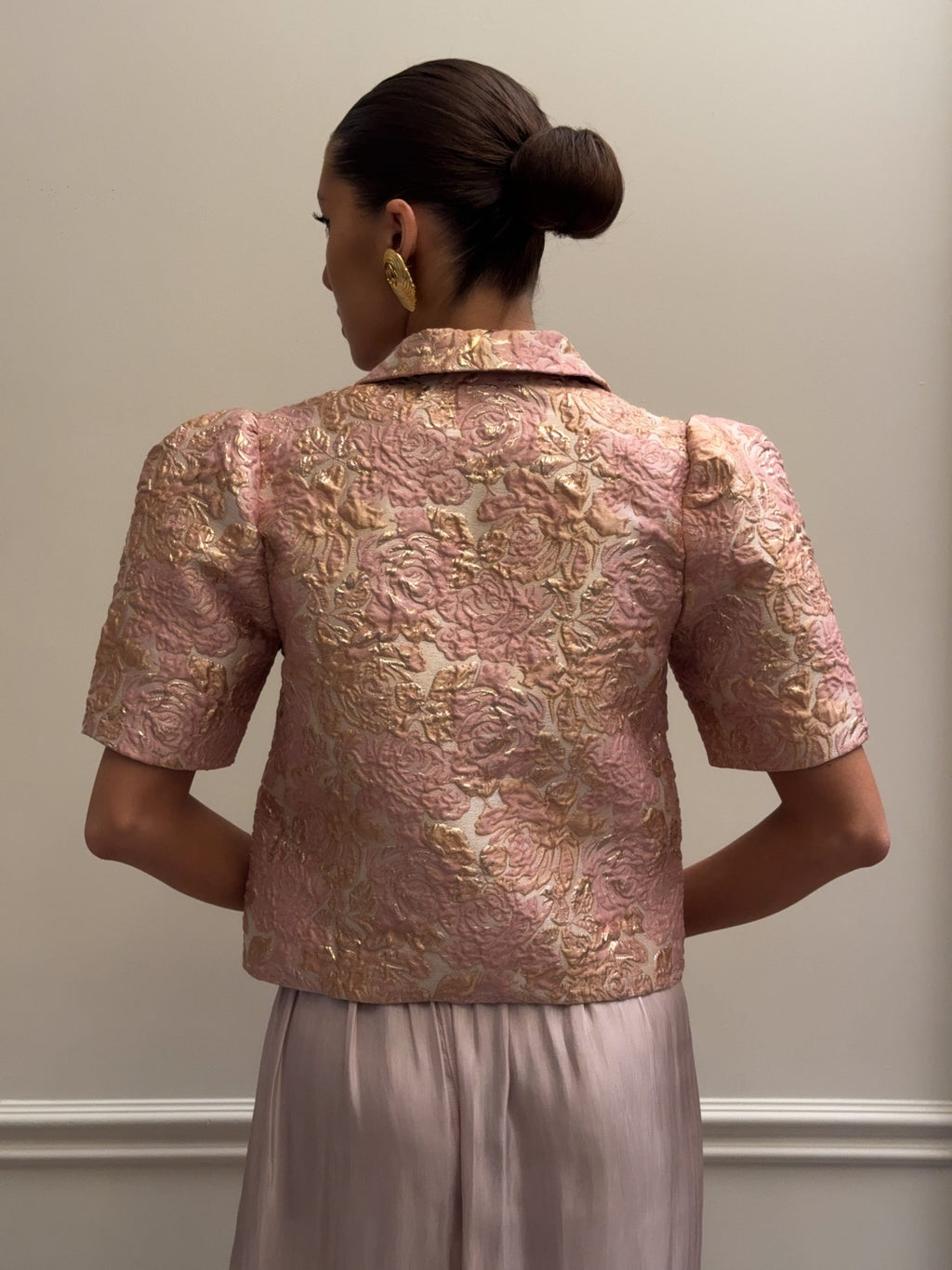 SUGAR PLUM brocade jacket, Pink