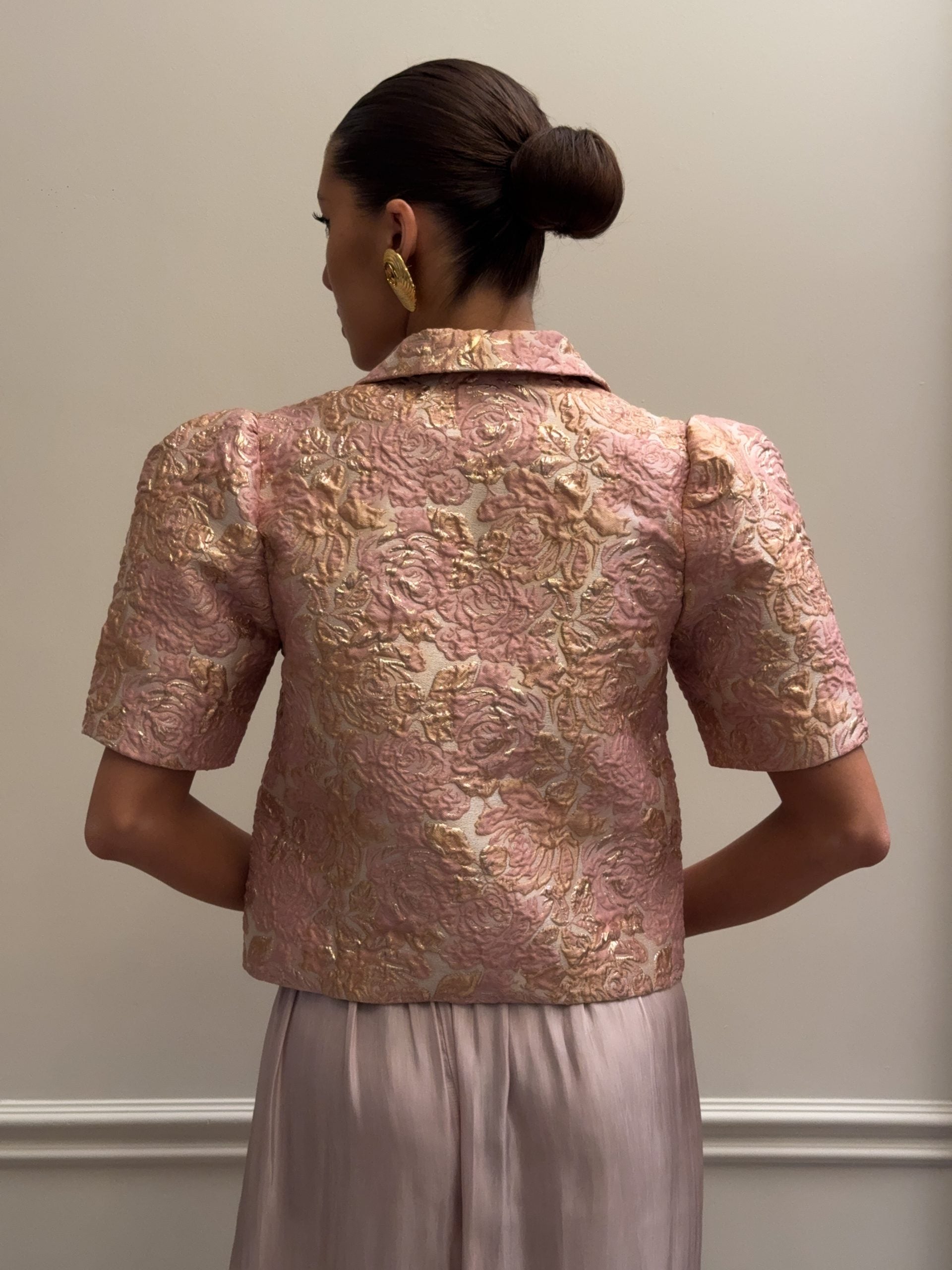 SUGAR PLUM brocade jacket, Pink