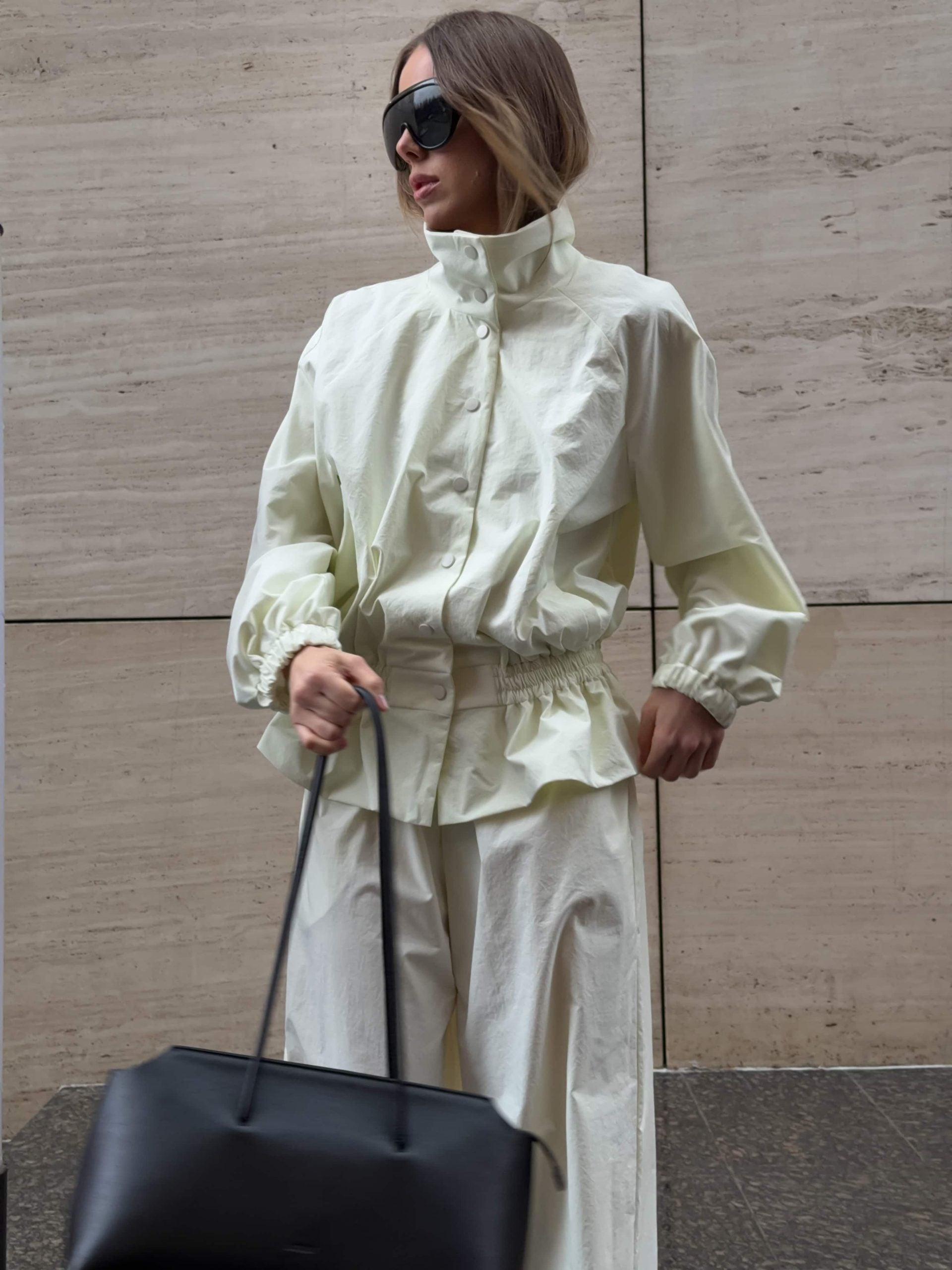 Windbreaker with a peplum “Nicole"