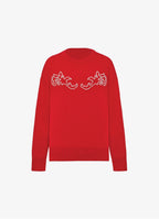 Zarnitsa jumper with pearl embroidery