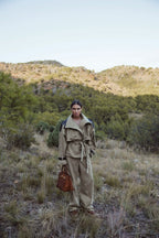 Trench & trousers