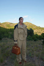 Trench & trousers