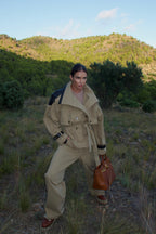 Trench & trousers