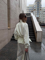 Windbreaker with a peplum “Nicole"