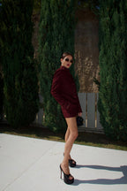 Сlassic cashmere suit with skirt