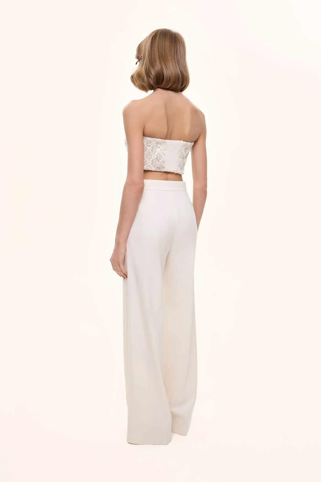 Bell-bottomed trousers with arrows