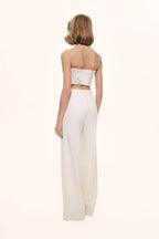 Bell-bottomed trousers with arrows