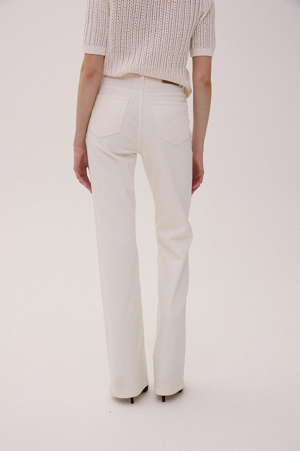 Flare Jeans Ivory