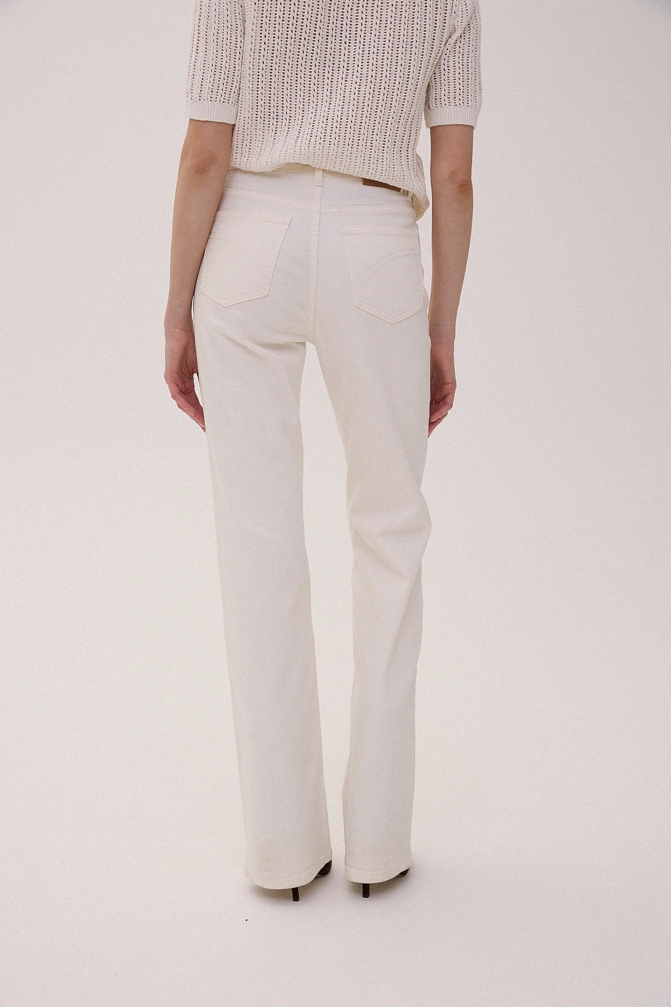 Flare Jeans Ivory